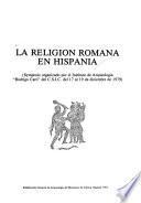 La Religión romana en Hispania