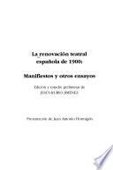 La renovación teatral española de 1900