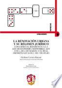 La renovación urbana y su régimen jurídico