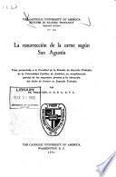 La resurrección de la carne según San Agustín