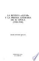 La revista Alfar y la prensa literaria de su época (1920-1930)