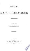 La Revue d'art dramatique et musical
