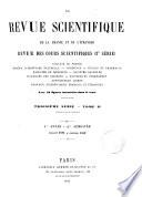 La Revue scientifique de la France et de l'étranger