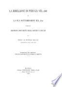 La Ribellione di Rerugia nel 1368 e la sua Sottomissione nel 1370 narrata secondo i documenti degli archivi Vaticani dal Prof. D. Pietro Balan