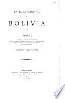 La ruta oriental de Bolivia