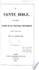 La Sainte Bible