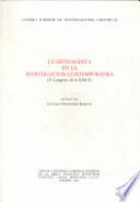 La Septuaginta en la Investigación Contemporánea