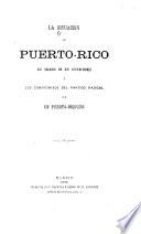 La situación de Puerto-Rico