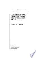 La sociedad civil en el proceso de transformación social