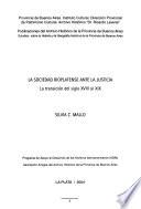 La sociedad rioplatense ante la justicia