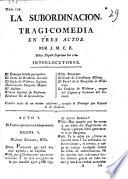 La Subordinacion