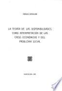 La teoría de las disponibilidades
