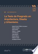 La tesis de posgrado en arquitectura, diseño y urbanismo