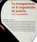 La transparencia en la impartición de justicia