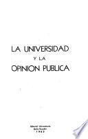 La Universidad y la opinión pública: 1959-1963