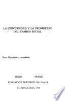 La Universidad y la promoción del cambio social