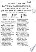 La vengansa en el Despeño y Tyrano de Navarra