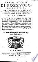 La Vera antichità di Pozzuolo, etc