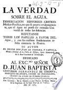 La verdad sobre el agua