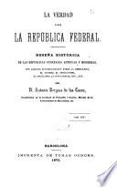 La verdad sobre la república federal