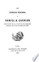 La Verruga peruana y Daniel A. Carrión