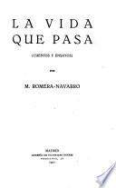 La vida que pasa (cuentos y ensayos)