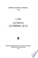 La vinya, la verema - el vi