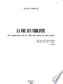 La voz aun vibrante