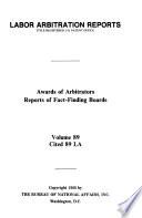 Labor Arbitration Reports