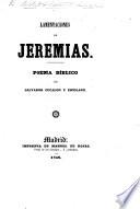 Lamentaciones de Jeremias. Poema Bíblico por S. Cucalon y Escolano