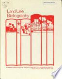 Land Use Bibliography