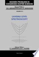 Landau Level Spectroscopy