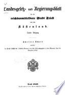 Landesgesetz- und Regierungsblatt für die reichsunmittelbare Stadt Triest und das Küstenland