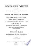 Lange's guide to French. [With] Key