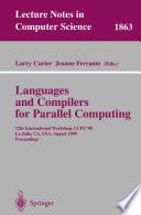 Languages and Compilers for Parallel Computing