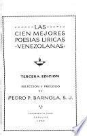 Las cien mejores poesías líricas venezolanas