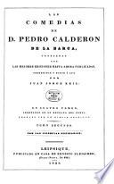 Las comedias de D. Pedro Calderon de la Barca