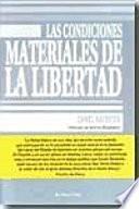 Las condiciones materiales de la libertad