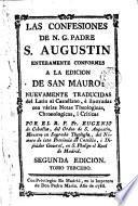 Las Confesiones de N. G. Padre San Agustín enteramente conformes a la edición de San Mauro ..., 3