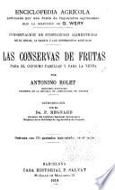 Las conservas de frutas para el consumo familiar y para la venta