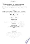 Las convenciones y declaraciones de la Haya de 1899 y 1907