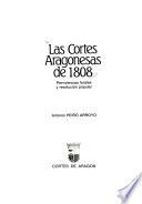 Las Cortes Aragonesas de 1808