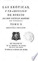 Las eroticas y traduccion de Boecio
