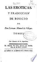 Las Eroticas y traducción de Boecio