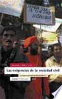 Las exigencias de la sociedad civil : la responsibilidad del estado ; derechos económicos, sociales y culturales (desc)