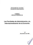 Las facultades de administración y la internacionalización de la economía