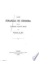 Las finanzas de Córdoba en los últimos veinte años