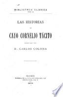 Las historias de Cayo Cornelio Tácito