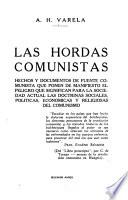 Las hordas comunistas