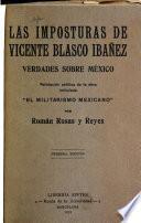 Las imposturas de Vicente Blasco Ibañez